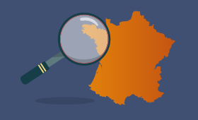 Image symbole d'une carte de France