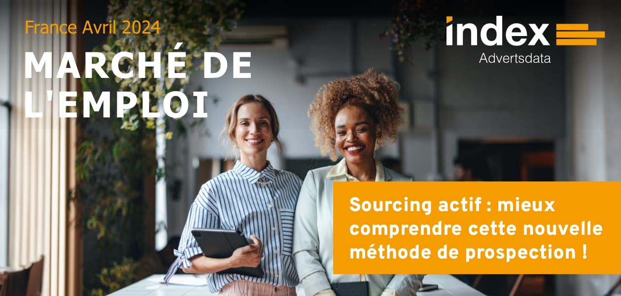 Newsletter marché de l'emploi et image de deux femmes dans un bureau