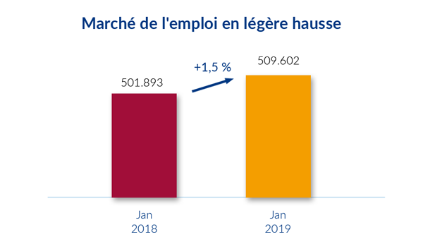 Marché de l'emploi Janvier 2019